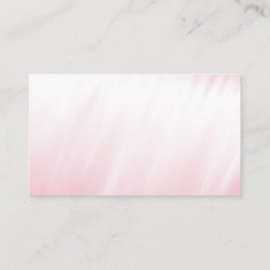 Roze Gouden Glitter Meisjes Luier Raffle Tickets Informatiekaartje (Achterkant)