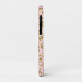 Roze & Gouden Glitter Meisjesachtige Glam Moderne Case-Mate iPhone Case (Achterkant/links)