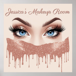 ✨ Roze Gouden Glitter Ogen Make-up Decoratie Voor