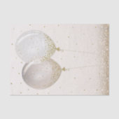 Roze Gouden Glitter Party Ballonnen Sparkly Tissuepapier (Voorkant)