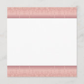 Roze Gouden Glitter Programma Gepersonaliseerde Aa Programmakaart (Voorkant)