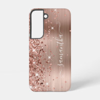 Roze Gouden Glitterige Folie Meisjesachtige Handte