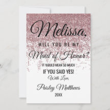 Roze Gouden Glitters Glans Witte Getuige