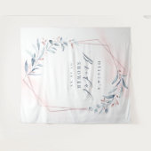 Roze Gouden Groene Bruidsfeest Foto Achtergrond Wandkleed (Voorkant (horizontaal))