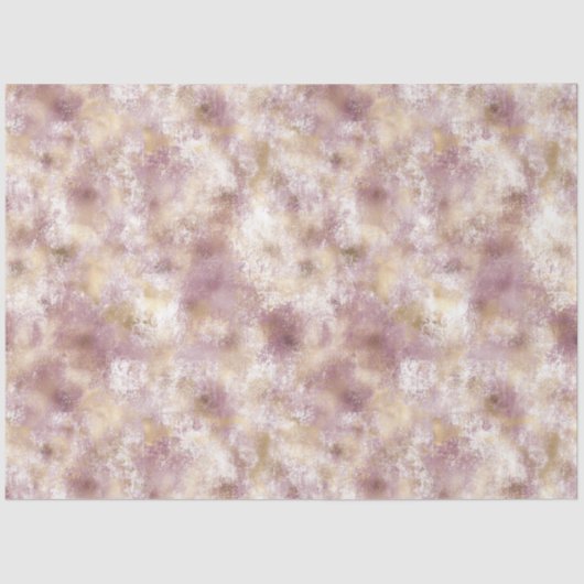 Roze Gouden Grunge Abstract Tissuepapier (Voorkant)