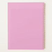 Roze & Gouden Hart Elegant op Maat Planner (Achterkant)