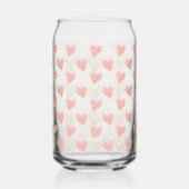Roze & Gouden Harten Esthetiek Blikvorm Glas (Links)