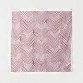 Roze gouden harten glinsterend patroon. wandkleed (Voorkant)