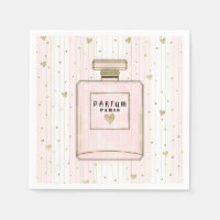 Roze & Gouden Harten Paris Parfum Chic Mode