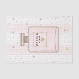 Roze & Gouden Harten Paris Parfum Chic Mode Tissuepapier