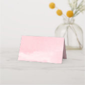 Roze gouden hartjes Valentijnsdag schattig Plaatskaartje (Achterkant)