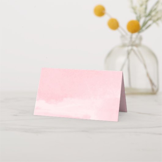 Roze gouden hartjes Valentijnsdag schattig Plaatskaartje (Achterkant)