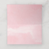 Roze gouden hartjes Valentijnsdag schattig Plaatskaartje (Binnenkant ongevouwen)