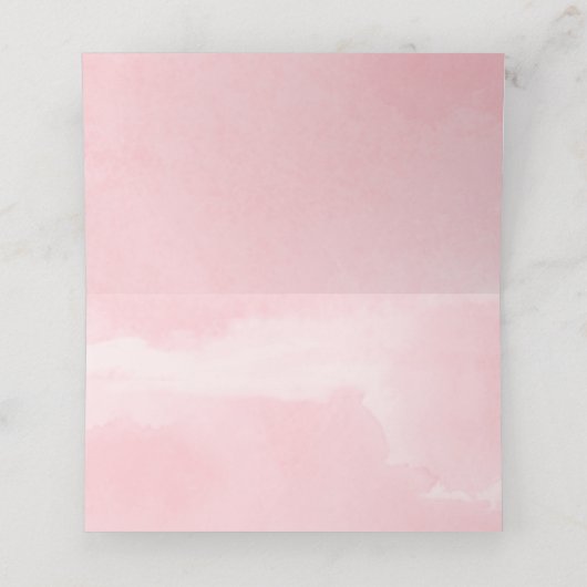 Roze gouden hartjes Valentijnsdag schattig Plaatskaartje (Binnenkant ongevouwen)