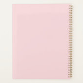 Roze gouden inspirerende quote 2027 planner (Achterkant)