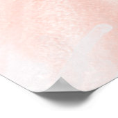 Roze Gouden Jurk Quinceañera 15e Verjaardag Achter Poster (Hoek)