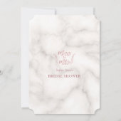 Roze Gouden Kalligrafie Bruidsdouche Bachelorette Kaart (Achterkant)