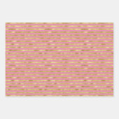  roze gouden kerstboom glitz inpakpapier vel (Voorkant 2)