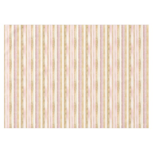 Roze Gouden Kerstmis Fa La Patroon#27 ID1009 Tafelkleed (Voorkant (Horizontaal))