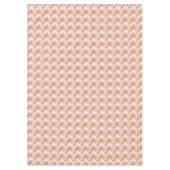 Roze Gouden Kerstmis Merry Pattern#17 ID1009 Tafelkleed (Voorkant)
