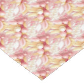 Roze Gouden Kerstmis Merry Pattern#17 ID1009 Tafelkleed (Gekanteld)