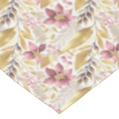 Roze Gouden Kerstmis Vrolijk Patroon#21 ID1009 Tafelkleed (Gekanteld)