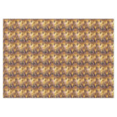 Roze Gouden Kerstmispatroon#19 ID1009 Tafelkleed (Voorkant (Horizontaal))