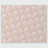 Roze Gouden Kerstmispatroon#29 ID1009 Cadeaupapier (Vlak)