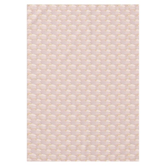 Roze Gouden Kerstmispatroon#29 ID1009 Tafelkleed (Voorkant)