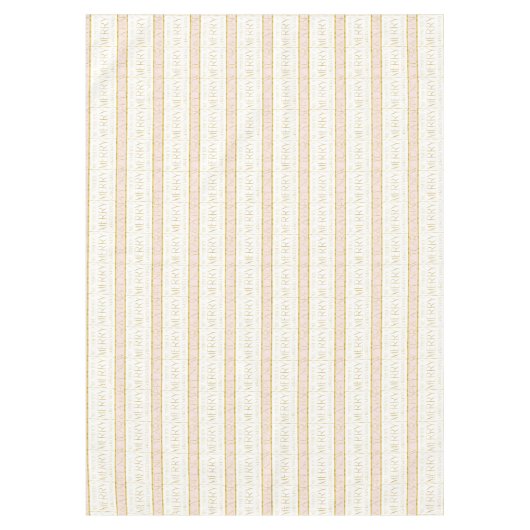 Roze Gouden Kerstmispatroon#35 ID1009 Tafelkleed (Voorkant)