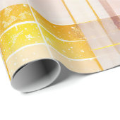 Roze Gouden Kerstmispatroon#7 ID1009 Cadeaupapier (Rol Hoek)