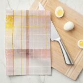 Roze Gouden Kerstmispatroon#7 ID1009 Theedoek (Quarter Fold)