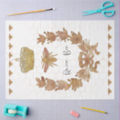 Roze Gouden Koningin Bijenkorf Koninklijke Glitter Tissuepapier (Craft)