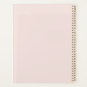 Roze Gouden Liefdeshart Planner (Achterkant)