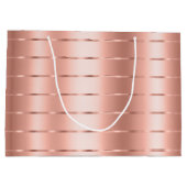 Roze Gouden Lint Boog Bruidsdouche Groot Cadeauzakje (Achterkant)