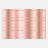 Roze Gouden Lint Boog Bruidsfeest Inpakpapier Vel (Voorkant)