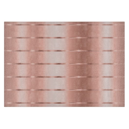 Roze Gouden Lint Boog Bruidsfeest Snijplank (Voorkant)