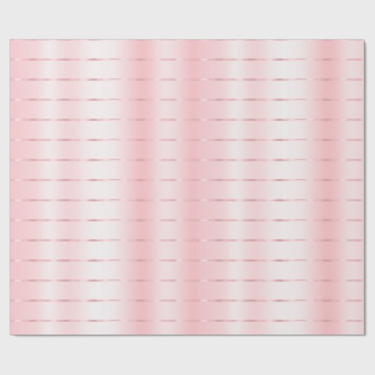 Roze Gouden Lint Bruidsfeest Cadeaupapier (Vlak)