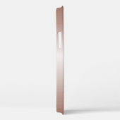 Roze Gouden Luipaard  Handgeschreven Naam Metaal Case-Mate iPhone Case (Achterkant / Rechts)