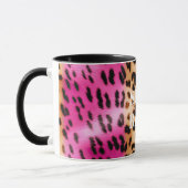 Roze Gouden Luipaardprint Mok (Links)