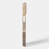 Roze gouden marmer goud glitters monogram Case-Mate iPhone case (Achterkant / Rechts)