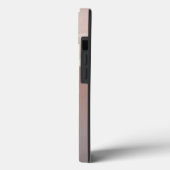Roze gouden marmer gouden glinster monogram Case-Mate iPhone case (Achterkant / Links)