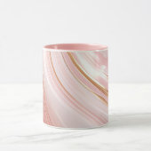 Roze & Gouden Marmer Mok (Midden)