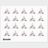 Roze Gouden Marmer Werveling Bronzen Koper Feest F Sticker (Vel)