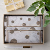 Roze Gouden Marmer Werveling Bronzen Koper Trendy  Tissuepapier (Geschenk)