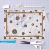 Roze Gouden Marmer Werveling Bronzen Koper Trendy  Tissuepapier (Craft)