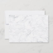 Roze gouden marmeren bloemenmeisje (Achterkant)