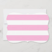 Roze & Gouden Meisjes Een 1e Verjaardag Party Foto Kaart (Achterkant)