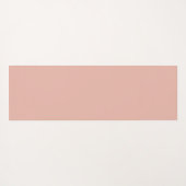 Roze gouden metalen monogram naam script  yogamat (Achterkant (horizontaal))