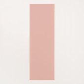 Roze gouden metalen monogram naam script  yogamat (Achterkant)